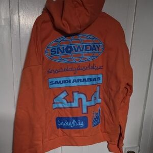 Snowday Zip-up Hoodie, Size XL